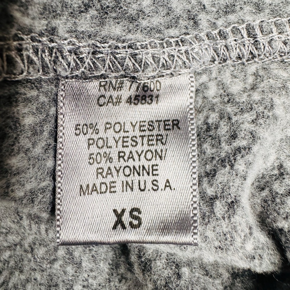Chaser Blue Dye Sz XS Hoodie Oversized Full Zip Jacket Lightweight Grunge Comfy - Picture 9 of 12